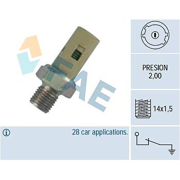 Sensor presión aceite FAE 12360