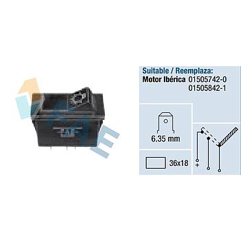 Interruptor luces FAE 62570