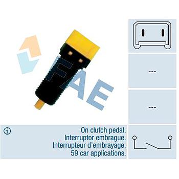 Interruptor pedal embrague FAE 24860
