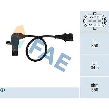Sensor de revoluciones FAE 79069