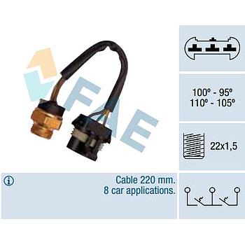 Termocontacto doble ventilador o 2 velocidades FAE 38060