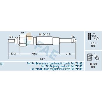 Calentador Termoplus FAE 74184