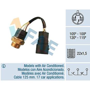 Termocontacto doble ventilador o 2 velocidades FAE 38220