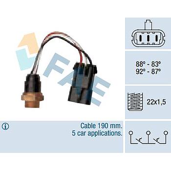 Termocontacto doble ventilador o 2 velocidades FAE 38290