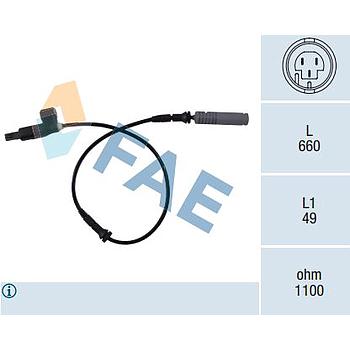 Sensor Velocidad Rueda - ABS FAE 78022