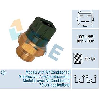 Termocontacto doble ventilador o 2 velocidades FAE 38010