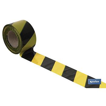 Cinta Balizamiento "AMARILLA / NEGRA" 50MM X 100MTS
