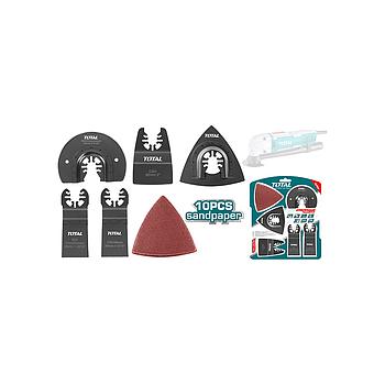 SET CUCHILLAS Y LIJAS PARA MULTIHERRAMIENTA TS3006 ( 15 PCS )