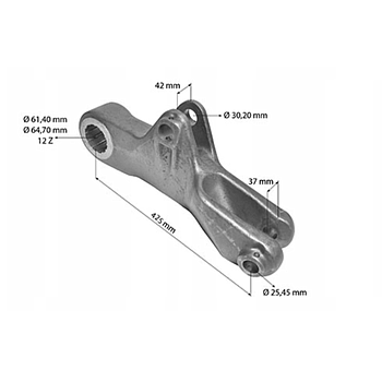 BRAZO ELEVADOR IZQUIERDO ADAPTABLE A JOHN DEERE 6010/20/30 - 7020/30