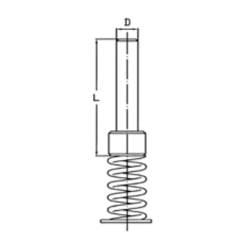 PULSADOR NUDO TRANSMISION 15x57mm Ref.: V57