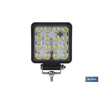 Faro de trabajo 16 Led 48W 3360 Lm, IP67 (10-30V)