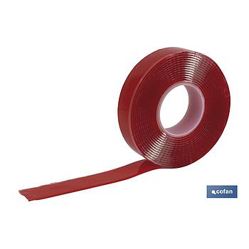 CINTA DE DOBLE CARA EXTRAFUERTE 19mm X 10m