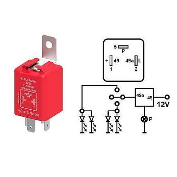 RELÉ INTERMITENCIA 12V MAI IE15