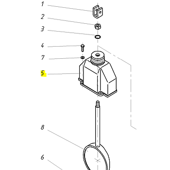 Tapa superior válvulas mecánicas HERTELL Ø 125 mm (roscada)