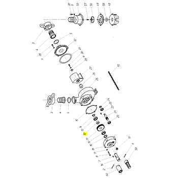 Casquillo bomba centrífuga Hertell H-1000 (N.12)