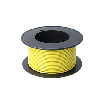 CABLE 1.5mm AMARILLO BOBINA 25m. (PRECIO METRO)