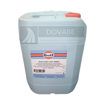 ACEITE DE MOTOR VEHICULO PESADO GULF GULFLEET LDS SAE 15W40 E7 20L.