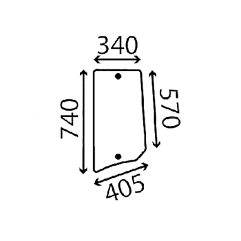 CRISTAL LATERAL ADAPTABLE A LANDINI / Mc Cormick