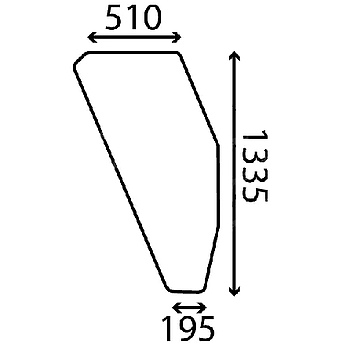 CRISTAL PUERTA DERECHA Adaptable a FIAT Series 88/90/94