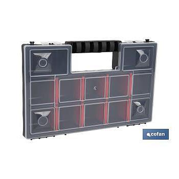 Estuche Organizador 32 compartimentos 399x303x50 mm