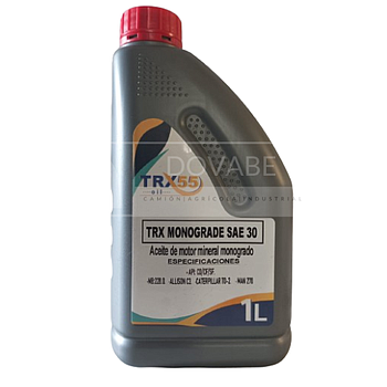 ACEITE MOTOR SAE 30 TRX55 MONOGRADO 1L. (VEHICULOS LIGEROS)