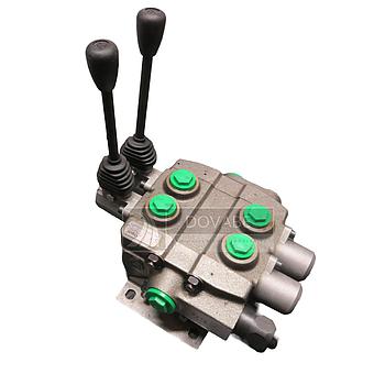 Distribuidor Seccional 2 palancas 1/2 G Paso libre Roquet 406N1PA12DD