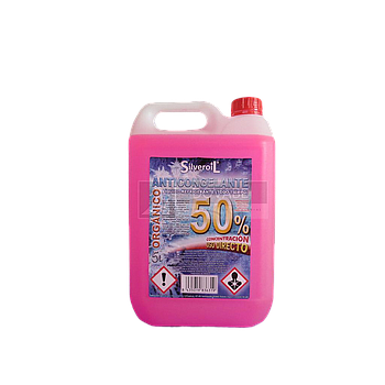 Anticongelante Silveroil orgánico 50% 5L (Rosa)