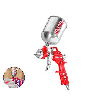 PISTOLA SPRAY PULVERIZADORA 1.5MM EMTOP - 400cc - 3-4 BAR - PARA COMPRESOR
