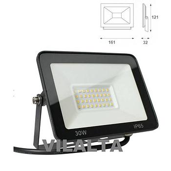 PROYECTOR LED 220V-30W 6500ºK IP65 161x32x121