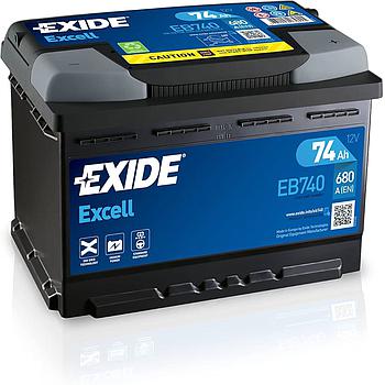 BATERIA EXIDE EXCELL 74AH 680EN L3 +D 278x175x190 mm