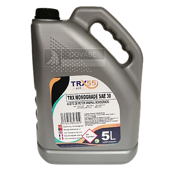 ACEITE MOTOR SAE 30 TRX55 MONOGRADO 5L. (VEHICULOS LIGEROS)