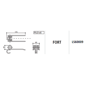 MUELLES ROTOEMPACADORA FORT LS60009