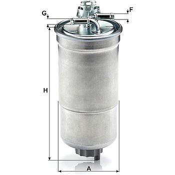 FILTRO COMBUSTIBLE MANN WK 853/3 X