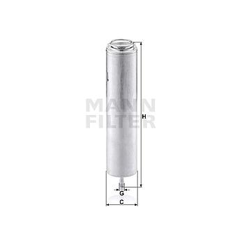 FILTRO COMBUSTIBLE MANN WK 5002 X