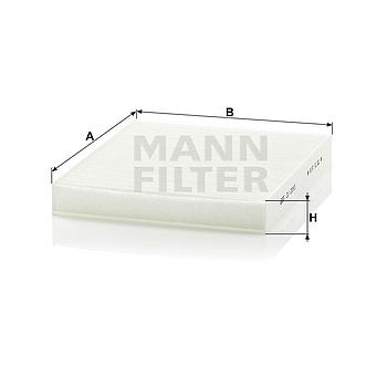 FILTRO HABITACULO MANN CU 2545