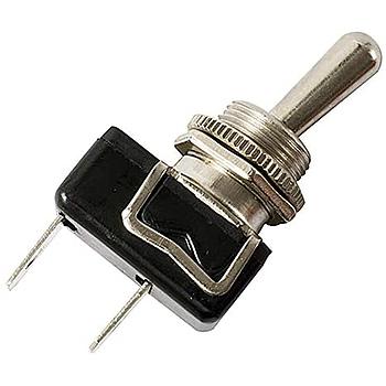 INTERRUPTOR PLATEADO 2 POSICIONES 2 CLAVIJAS