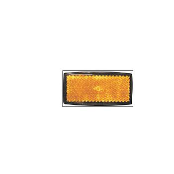CATADIOPTRICO AMBAR CON BASE DE 2 TORNILLOS 105X54 mm