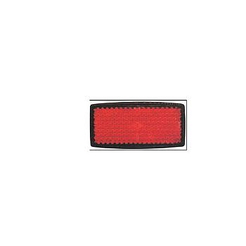 CATADIOPTRICO ROJO RECTANGULAR CON TORNILLO 105x54 mm