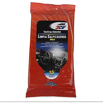 TOALLITA LIMPIA SALPICADERO BRILO3CV 15 UDS