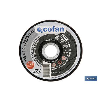 DISCO CORTE METAL (ACERO INOX.) 230X1.9X22.3