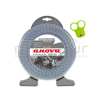 NYLON TRENZADO CYCLONE ANOVA DISPENSADOR 4mm x 28m