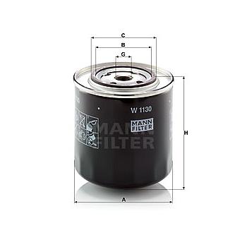 FILTRO ACEITE MANN W 1130
