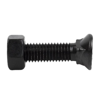 TORNILLO REJA / CULTIVADOR DIN 608 CON TUERCA 934 (8.8) 12x50