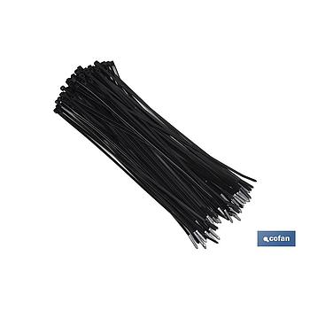 BRIDAS NYLON NEGR0 3,6 X 300 mm (Bolsa 100 uds.)