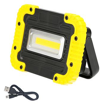 LINTERNA LED RECARGABLE MULTIFUNCIÓN 2.000 MAH. / 10 W./ 500 LÚMENES / 4 IMANES / BATERIA EXTERNA / SOPORTE 180º